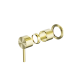 Zen Ss316L Nero Shower Nero Mixer Trim Kits Only - Brushed Gold