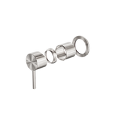 Zen Ss316L Nero Shower Nero Mixer Trim Kits Only - Brushed Nickel