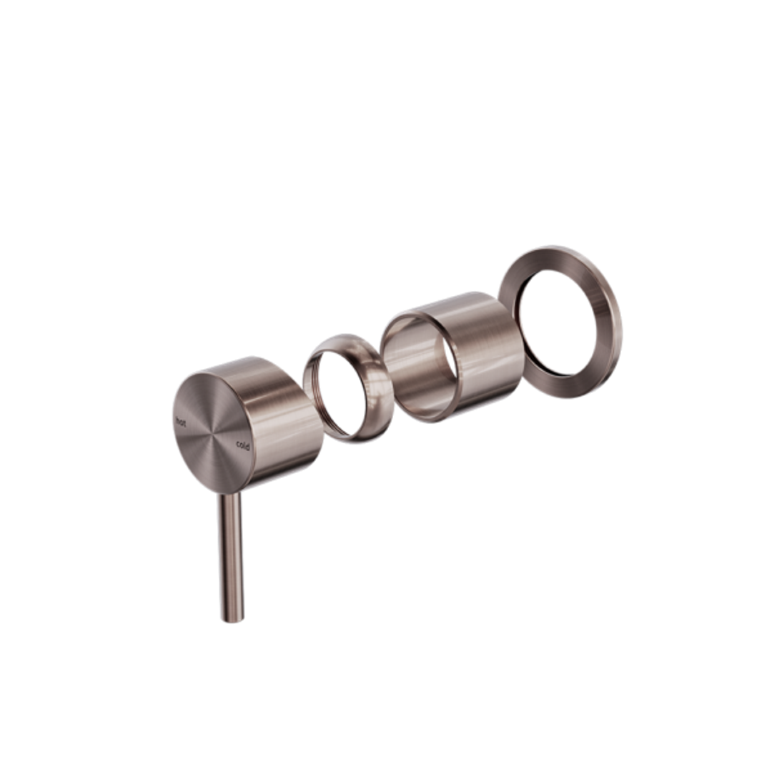 Nero Zen Ss316L Shower Mixer Trim Kits Only - Brushed Bronze