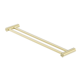 Zen Ss316L Double Nero Towel Rail 800Mm - Brushed Gold