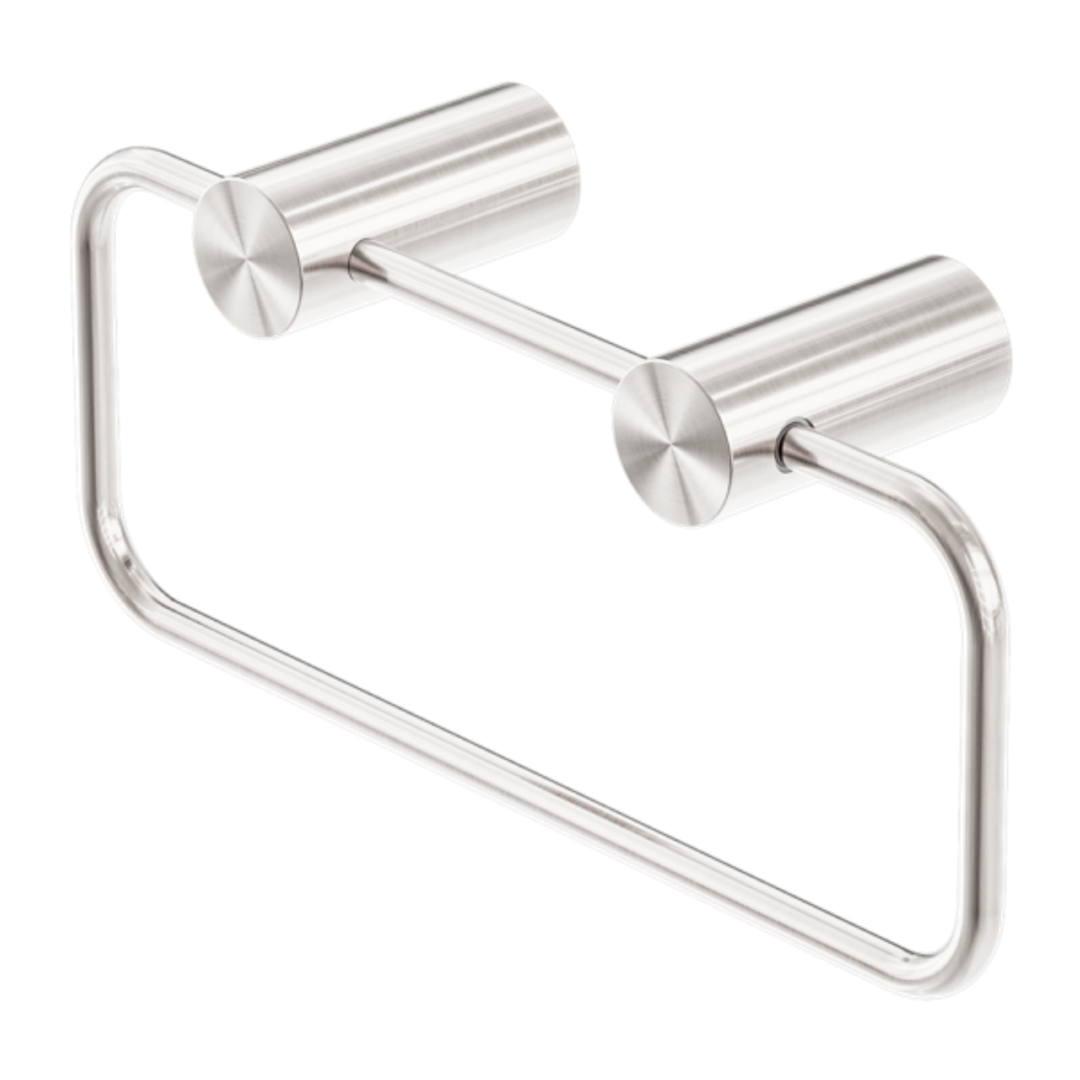 Nero Zen Ss316L Hand Towel Ring - Brushed Nickel