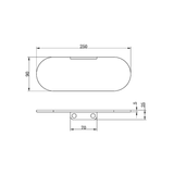 Zen Ss316L Nero Soap Dish Holder - Brushed Bronze