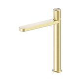 Nero Pure Ss316L Tall Basin Mixer - Brushed Gold