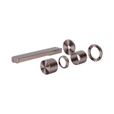 Nero Pure Ss316L Progressive Wall Basin/Bath Mixer Back Plate Trim Kits Only - Brushed Bronze