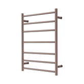 Nero Mecca 240V 7 Bar Heated Towel Ladder - Brushed Bronze
