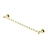 Nero Mecca Single Towel Rail 600Mm - Brushed Gold