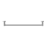 Nero Mecca Single Towel Rail 600Mm - Chrome