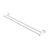 Nero Mecca Double Towel Rail 600Mm Matt White