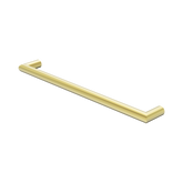 Nero Mecca 240V Single Heated Towel Rail - Brushed Gold