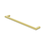 Nero Mecca 240V Single Heated Towel Rail - Brushed Gold