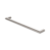 Mecca 240V Single Heated Nero Towel Rail - Brushed Nickel