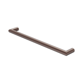 Nero Mecca 240V Single Heated Towel Rail - Brushed Bronze