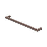 Nero Mecca 240V Single Heated Towel Rail - Brushed Bronze