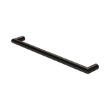 Nero Mecca 240V Single Heated Towel Rail - Matte Black