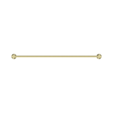 Nero Mecca Single Towel Rail 800Mm - Brushed Gold