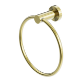 Nero Mecca Towel Ring Round - Brushed Gold