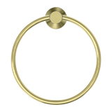 Nero Mecca Towel Ring Round - Brushed Gold