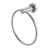 Nero Mecca Towel Ring Round - Brushed Nickel