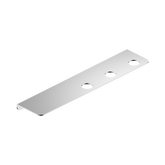Nero Mecca Triple Soap Bottler Holder With Shelf - Chrome