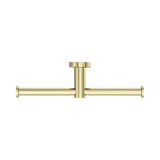 Mecca Double Nero Toilet Roll Holder - Brushed Gold Nr1986Dbg