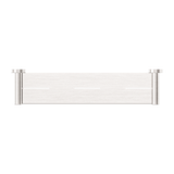 Mecca Nero Shower Shelf - Brushed Nickel