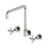 Nero X Plus Wall Kitchen Set Swivel Spout - Brushed Nickel