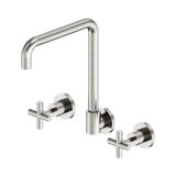 Nero X Plus Wall Kitchen Set Swivel Spout - Brushed Nickel