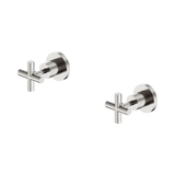 Nero X Plus Wall Tops Assembly - Brushed Nickel