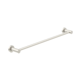 Nero Dolce II Single Towel Rail 800Mm - Brushed Nickel