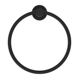 Nero Classic Hand Towel Ring - Matte Black