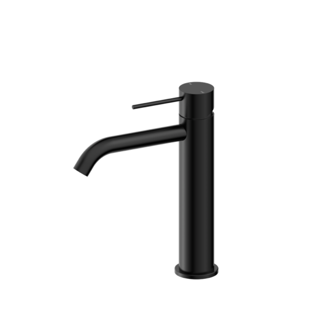 Nero Mecca Mid Tall Basin Mixer - Matte Black Nr221901Emb