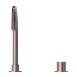 Mecca Hob Basin Nero Mixer Round Swivel Spout - Brushed Bronze