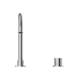 Mecca Hob Basin Nero Mixer Round Spout - Chrome