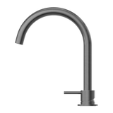 Mecca Hob Basin Nero Mixer Round Spout - Gunmetal