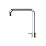 Mecca Hob Basin Nero Mixer Square Spout - Chrome