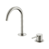 Nero Mecca Hob Baisn Mixer Set Arc Spout - Brushed Nickel