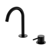 Nero Mecca Hob Baisn Mixer Set Arc Spout - Matte Black