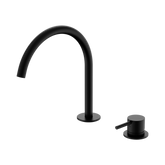 Nero Mecca Hob Bath/Kitchen Mixer Set Arc Spout - Matte Black