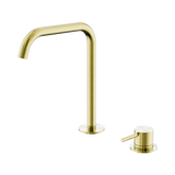 Nero Mecca Hob Bath/Kitchen Mixer Set Edge Spout - Brushed Gold