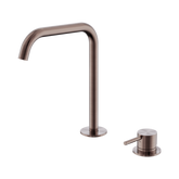 Nero Mecca Hob Bath/Kitchen Mixer Set Edge Spout - Brushed Bronze