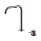 Nero Mecca Hob Bath/Kitchen Mixer Set Edge Spout - Brushed Bronze