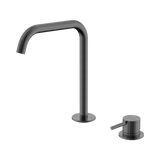 Nero Mecca Hob Bath/Kitchen Mixer Set Edge Spout - Gunmetal