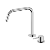 Nero Mecca Hob Bath/Kitchen Mixer Set Edge Spout II - Chrome