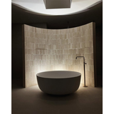 Mecca Freestanding Bath Nero Mixer Square Shape - Brushed Gold