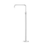 Mecca Freestanding Bath Nero Mixer Square Shape - Brushed Nickel