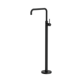 Mecca Freestanding Bath Nero Mixer Square Shape - Matt Black