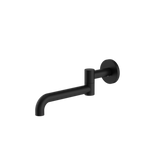 Mecca Wall Mounted Swivel Basin/Bath Spout Only 225mm - Matt Black