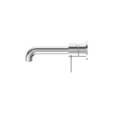 Mecca Wall Basin Nero Mixer Separate Back Plate 185mm Spout - Chrome