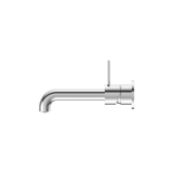 Mecca Wall Basin Nero Mixer Separate Back Plate Handle Up 230mm Spout - Chrome