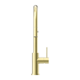 Mecca Pull Out Sink Nero Mixer With Vegie Spray - Brushed Gold